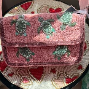 The “impossible to find” PINK Chic Pink Turtle Beaded Bag is a Stunner!!!